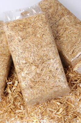 48kg Kleintierstroh in neutraler Verpackung