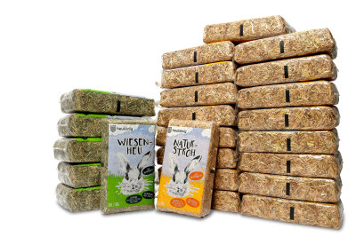 6 Heu + 18 Stroh, Bergwiesenheu und Naturstroh