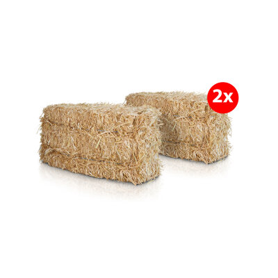 2 Ballen Weizenstroh je ca. 12kg aus dem Rheinland